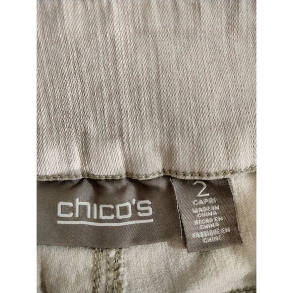 Chico's Plus Size Pull On Capris - Picture 4 of 8